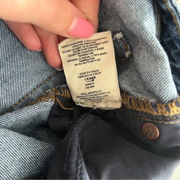 Free People We The Free (Free People) Denim Tapered Mom Jeans Size 25 - Picture 5 of 7